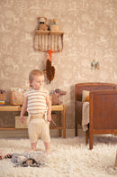 Wallpaper Majvillan - campi estivi - marrone morbido