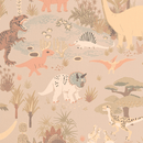 Behangstaal Majvillan - Dinosaur Vibes - Sandy Beige