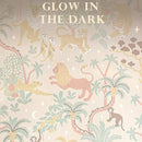 Tapete Majvillan - Dschungelglühen Twilight Sandy Beige mit Glühen im Dunkeln