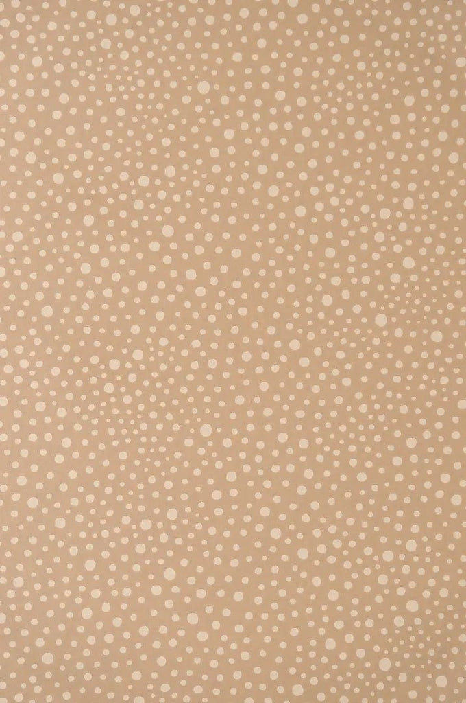 Wallpaper sample Majvillan - Dots - Teddy Brown