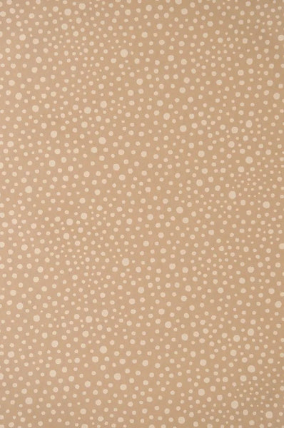 Wallpaper sample Majvillan - Dots - Teddy Brown