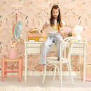 Majvillan Behang - Mermaid Reef - Dusty Pink