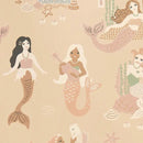 Majvillan Behang - Mermaid Reef - Sandy Beige