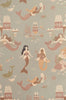 Wallpaper sample Majvillan - Mermaid Reef Ocean - Blue