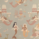 Behangstaal Majvillan - Mermaid Reef Ocean - Blue