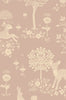 Wallpaper sample Majvillan - Summer Fields - Dreamy Lilac