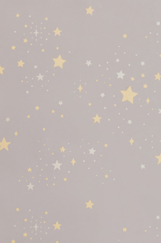 Wallpaper sample Majvillan - Twinkle - Dusty Lilac