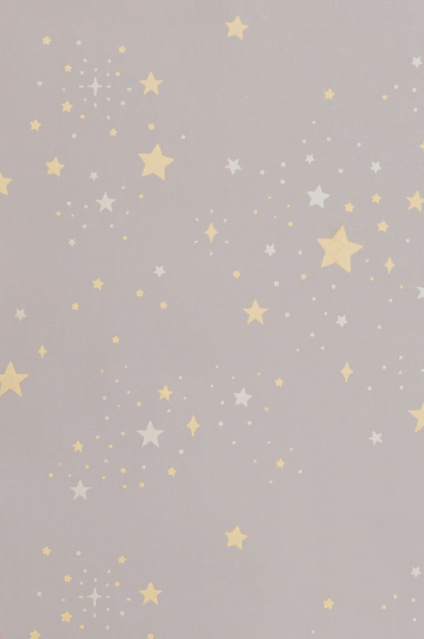 Wallpaper sample Majvillan - Twinkle - Dusty Lilac