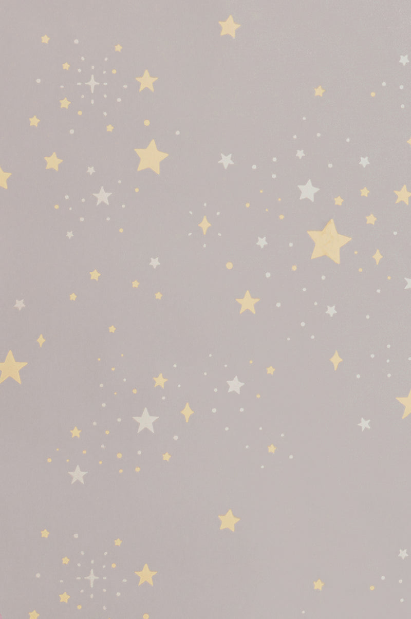 Wallpaper sample Majvillan - Twinkle - Dusty Lilac