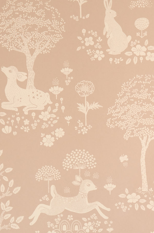 Majvillan Wallpaper - Summer Fields - Dusty Pink