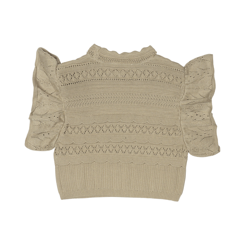 Baje Studio – Mayfair Gestrickter Spencer – Erdnuss