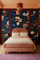 Behang Meet Me at the Wall -  Flowerplay Dark - Naturel Noord