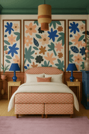 Wallpaper Meet Me at the Wall - Flowerplay Light - Natural North