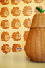 Wallpaper Meet me at the Wall - Lion head - Butter Yellow - Aniek Bartels