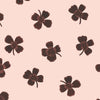 Wallpaper Meet Me At The Wall - Lucky Clover - Brown - Joëlle Wehkamp