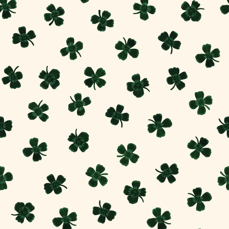 Behang Meet me at the Wall - Lucky Clover - Green - Joëlle Wehkamp