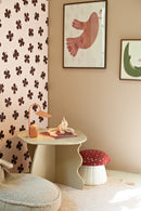 Wallpaper Meet Me At The Wall - Lucky Clover - Brown - Joëlle Wehkamp