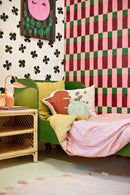 Behang Meet me at the Wall - Lucky Clover - Green - Joëlle Wehkamp