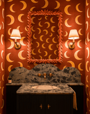 Behang Meet Me at the Wall - Moon Rhubarb - Aniek Bartels