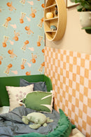 Papier peint Meet me at the Wall - Blocs carrés de sable - Aniek Bartels