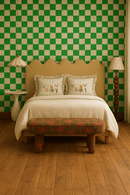 Wallpaper Meet me at the Wall - Square blocks green - Aniek Bartels