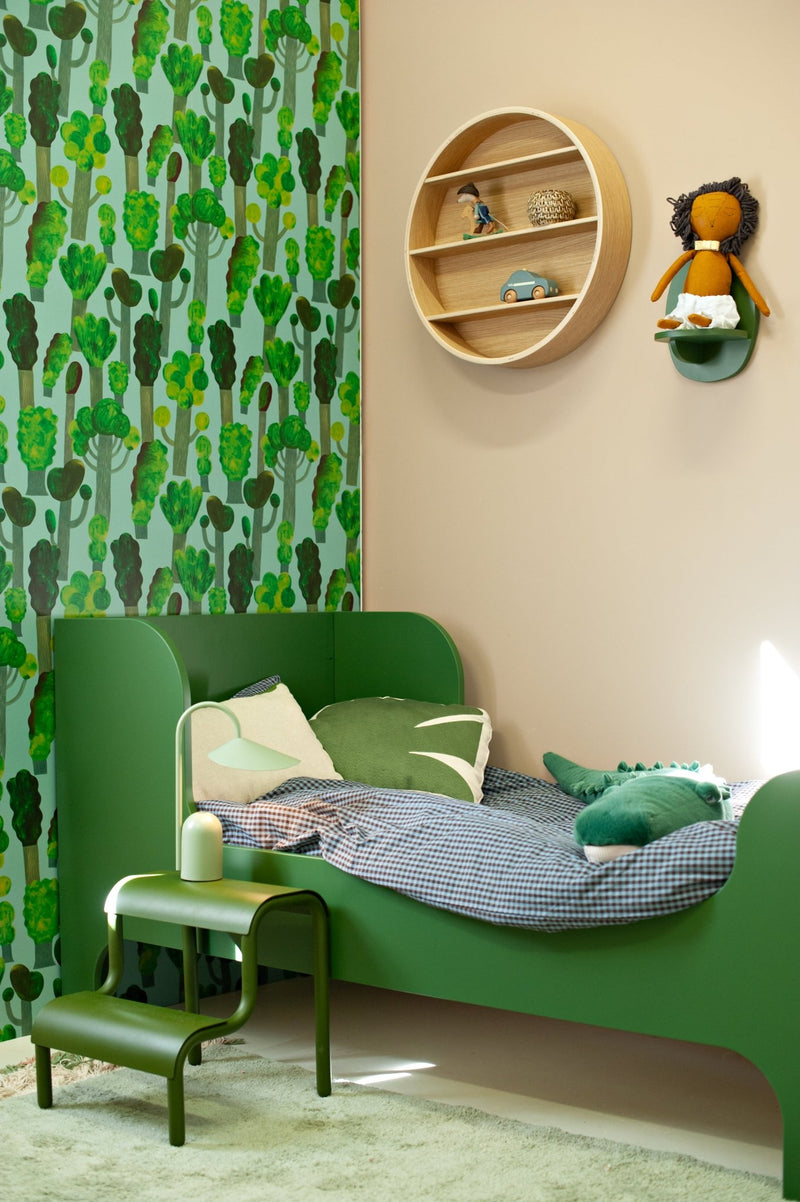 Wallpaper Meet me at the Wall - Trees - Sky Blue - Aniek Bartels