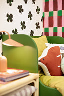 Behang Meet me at the Wall - Lucky Clover - Green - Joëlle Wehkamp