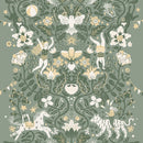 Midbec Behang - Circus - Donker Groen