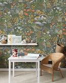 Midbec Behang - Fotobehang Tåget (Train) - Donker grijs