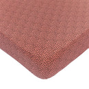 Crib fitted sheet cozy dots redwood