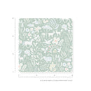 Behang Minibeau - Countryside Spring Sage - Kidsbarn Minibeau Behang