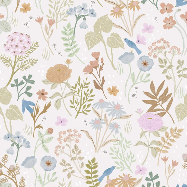 Wallpaper sample Minibeau - Dreamy Floral