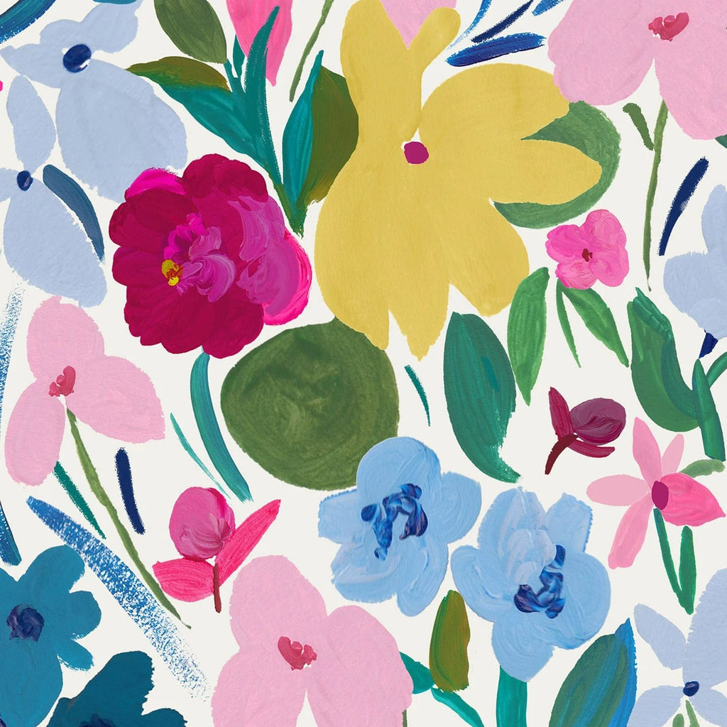 Wallpaper sample Minibeau - Painty Floral Bloom Bold