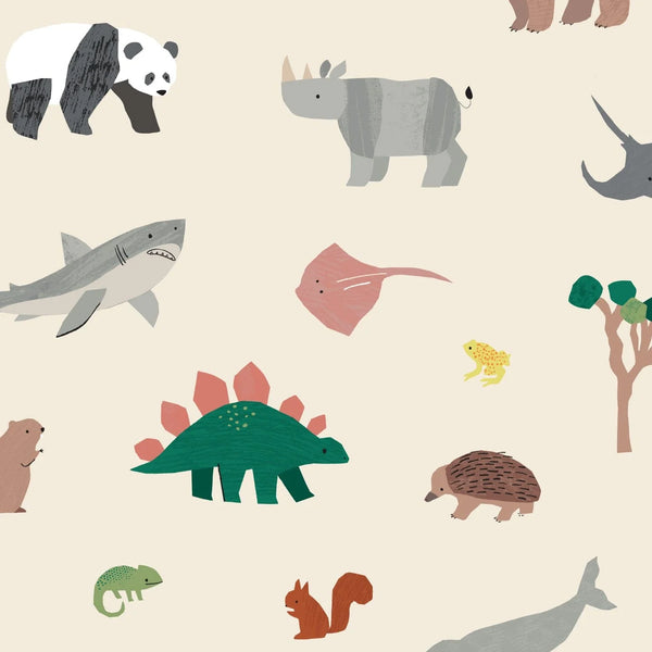 Wallpaper Minibeau - Papercut Animals