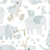 Wallpaper sample Minibeau - Stripey safari