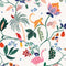 Wallpaper Minibeau - Utopia Menagerie - Cream