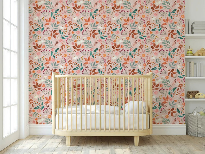 Wallpaper Minibeau - Then there was you floral