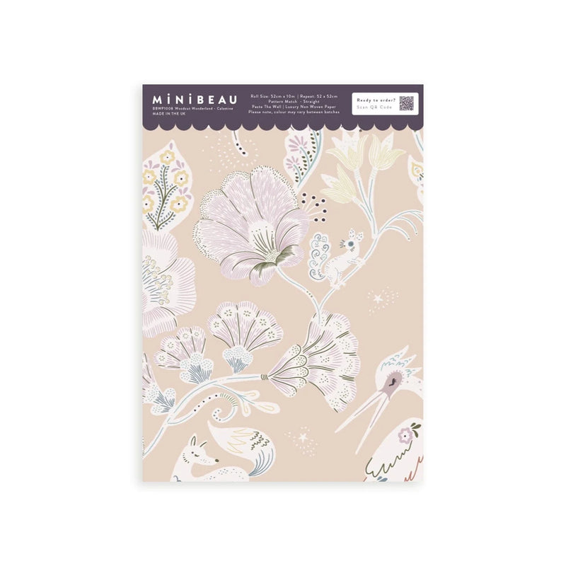 Wallpaper sample Minibeau - Boho Floral