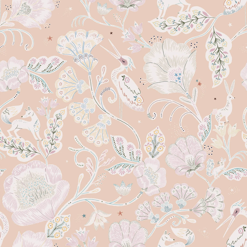 Wallpaper sample Minibeau - Boho Floral