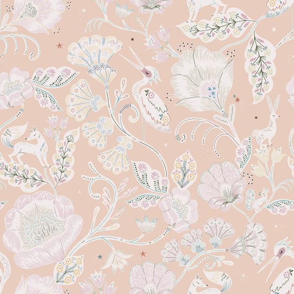 Wallpaper sample Minibeau - Boho Floral