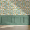 Wallpaper Minibeau - Woodland Leaves Green