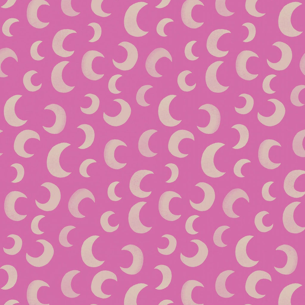 Wallpaper sample Play at Slaep - Moon Pink Pop - Aniek Bartels