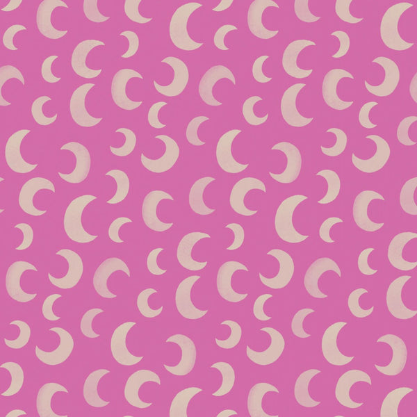 Wallpaper sample Play at Slaep - Moon Pink Pop - Aniek Bartels