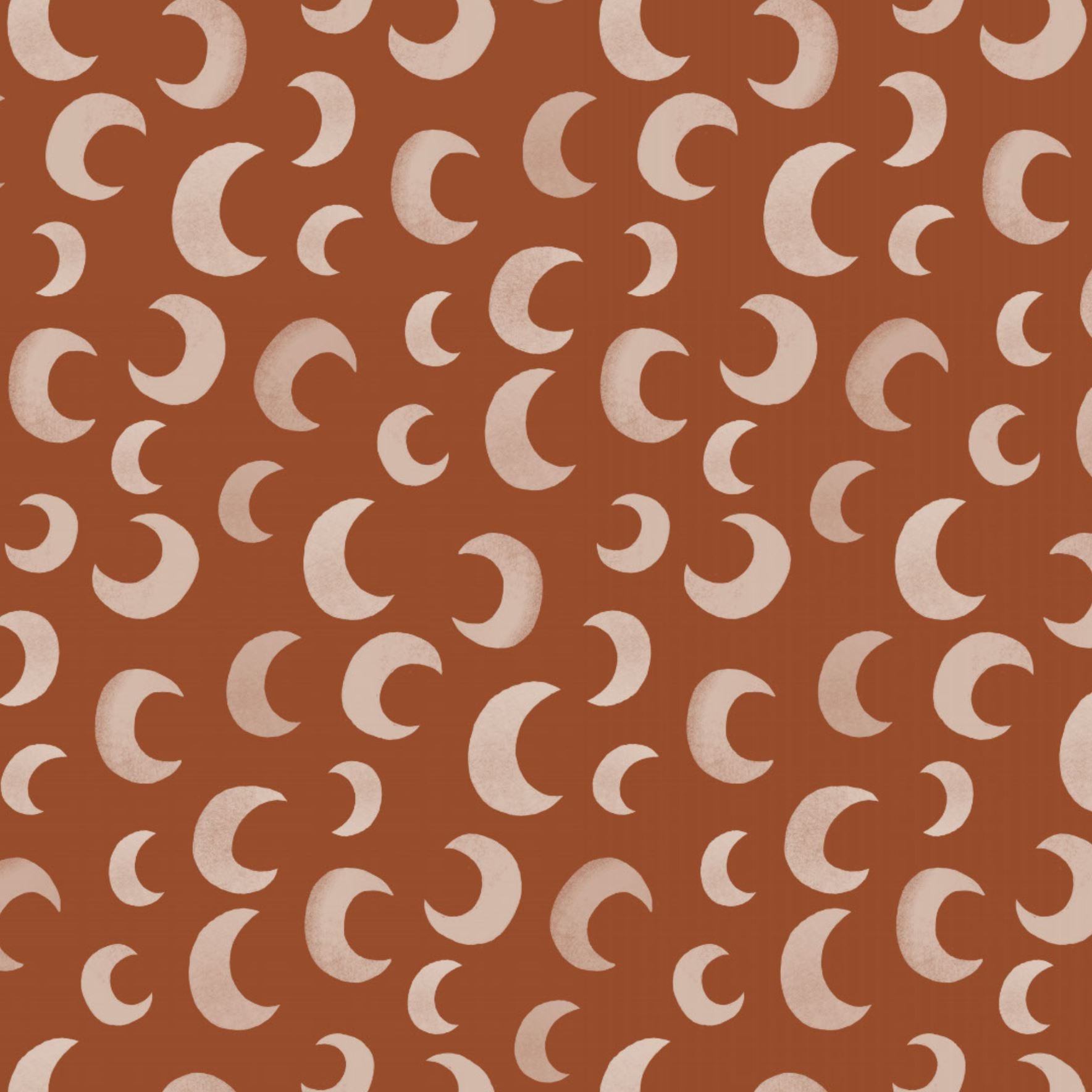 Behang Play at Slaep - Moon Rust - Aniek Bartels vind je bij Kidsbarn!