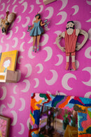 Behang Meet Me at the Wall - Moon Pink POP - Aniek Bartels