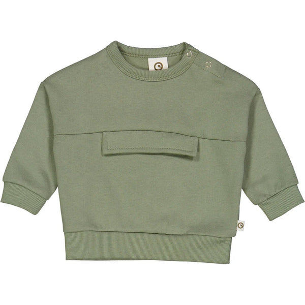 Müsli - Sweatshirt met zak - Poetry Green