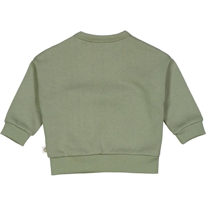 Müsli - Sweatshirt mit Tasche - Poetry Green 