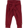 Müsli - Cozy me bow baby pants (Cabernet)