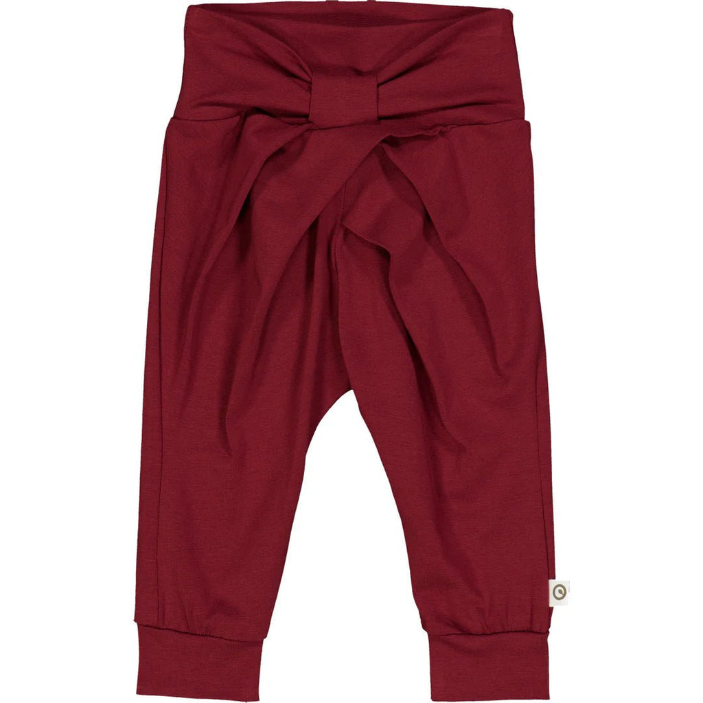 Müsli - Cozy me Bow Babyhose (Cabernet)