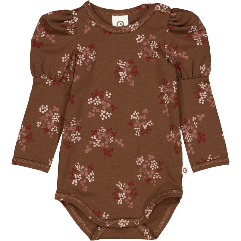 Müsli - Flora puff body/romper with floral print